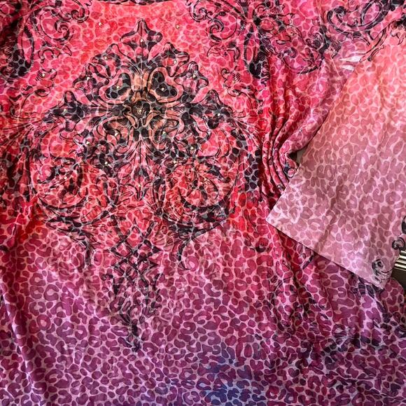 Y2k Appropriate Behavior graphic top pink - Picture 3 of 6